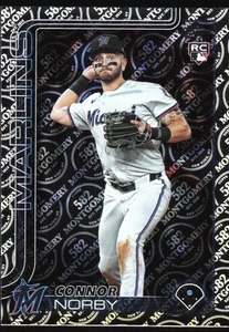 Topps Connor Norby #132 Montgomery Club Foil 2025 radiocontrol Miami Marlins - Imagen 1 de 2