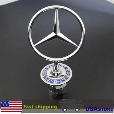 Fit.For.Mercedes-Benz.Front.Hood.Emblem.C230.C280`CLK320.E300.E320.E500.S500 - Image 1 of 4
