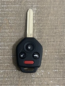 UNCUT OEM SUBARU LEGACY OUTBACK REMOTE HEAD KEY FCC: CWTB1G077 G CHIP BLACK POD - Picture 1 of 4