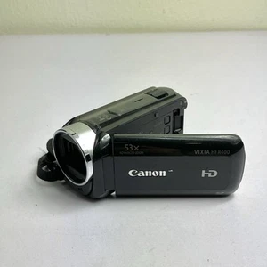 Canon VIXIA HF R400 HD 53x Zoom Camcorder No Battery Powers On White Screen - Picture 1 of 11
