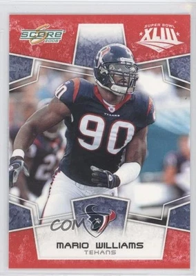 2008 Score Factory Set Red Mario Williams #124 - Image 1 of 2