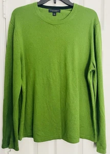 Maglione Banana Republic uomo grande verde cashmere seta premium lusso vacanza - Foto 1 di 4