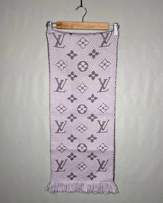 Louis Vuitton Bufanda Monograma - Gris Logomanía Tejido Lana Mezcla Seda M74742 Foto 1 de 4