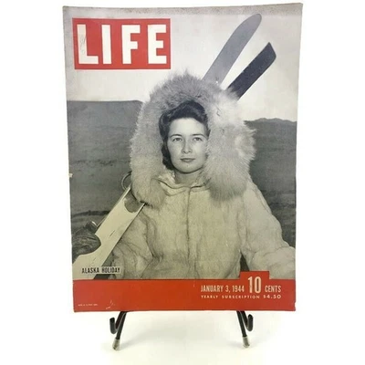 Life Magazine January 3 1944 Railroad Brotherhoods March to White House - Image 1 of 4