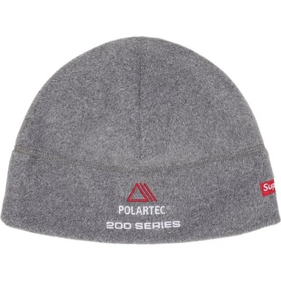 Gorro deportivo polar gris Supreme FW25 Polartec Logo talla única nuevo raro CONFIRMADO Foto 1 de 2