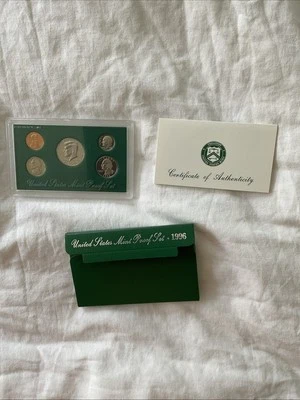 1996 United States Mint Proof Set with Certificate of Authenticity - Image 1 of 3