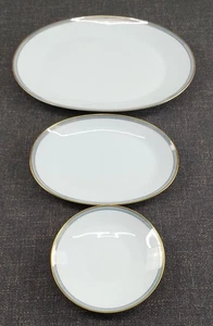 3 Piece Rosenthal Germany Gala Blue Serving Dish Platter - Picture 1 of 10