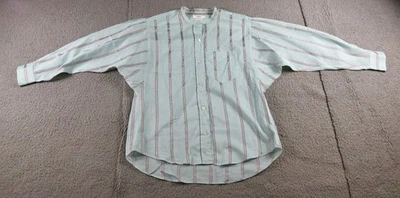 Isabel Marantz Etoile Shirt 40 Blue Multi Striped Satchell Cotton Silk Blend - Image 1 of 4