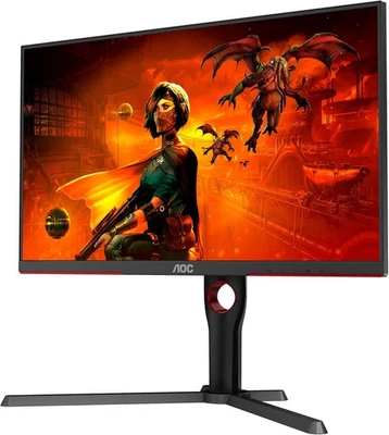 AOC U27G3X 27 inch 4K Ultra HD 160Hz IPS Monitor Height Adjust Dial Point - Image 1 of 3
