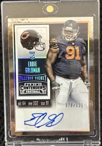 2015 CONTENDERS EDDIE GOLDMAN AUTO ROOKIE /125 - Picture 1 of 3