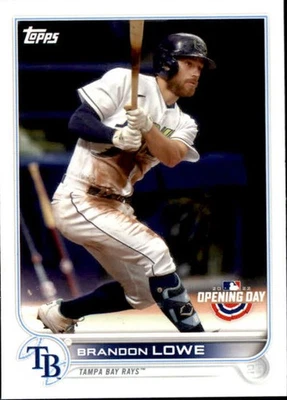 Brandon Lowe 2022 Topps Opening Day #12 MLB Rays ID:141746 - Image 1 of 2