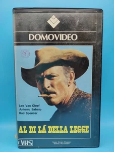 VHS Al di là della legge Lee Van Cleef Antonio Sabato Bud Spencer DOMOVIDEO - Picture 1 of 8