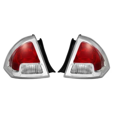 For Ford Fusion 2006-2009 2PC Tail Light Set Brake Lamp Chrome Left Right Side - Image 1 of 4