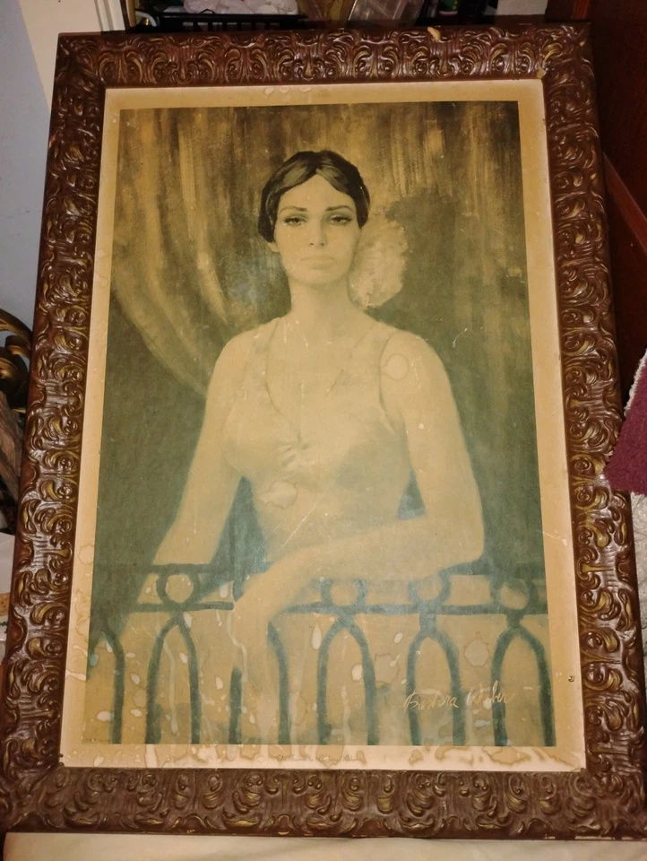 Stunning 1960 Barbara Weber signed Carmen at the opera painting!  - Image 1 of 3
