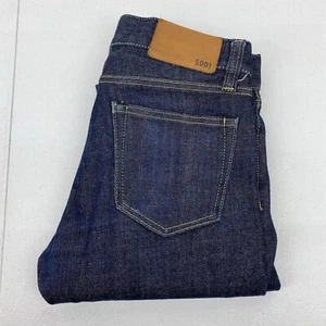 Uniqlo Selvedge Denim Jeans Herren 30x30 Dark Wash Slim Fit Straight UJ Japanisch - Bild 1 von 14