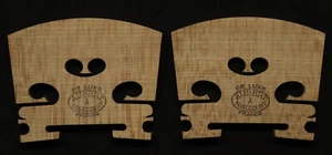 New Arrival! 2 pcs  AUBERT," DE LUXE" 42mm Violin bridge REGULAR HEART 4/4 #90 - Picture 1 of 4