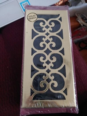 Декоративные решетки SPH410 напольный регистр, 4x10, полированная латунная отделка UPC 771308004754 - Изображение 1 из 4