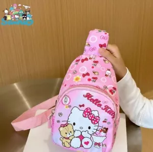 Hello Kitty Trendy Unisex Small Bag, Cute Chest Bag, Cartoon - Picture 1 of 3