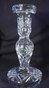 Waterford crystal candlestick 8" signed detailed - Picture 1 of 3