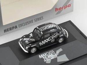 Herpa VW Beetle Maxdata The Great Race PC Display Cabinet Rare! Boxed Stg - Picture 1 of 5