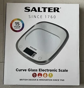 Bilancia da cucina in vetro curva Salter - pesa fino a 5 kg. 1050 WHDR - Foto 1 di 1
