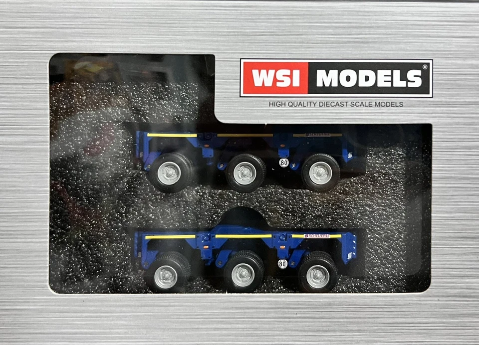 set ricambi rimorchio intercombi sheuerle 3 assi in blu (2x), modelli di cami... - Immagine 1 di 2