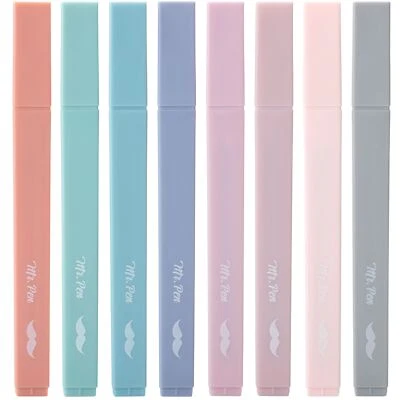 	Mr. Pluma Estética Resaltadores Punta Cincel Colores Terrosos Sin Sangrado Biblia	 Foto 1 de 4