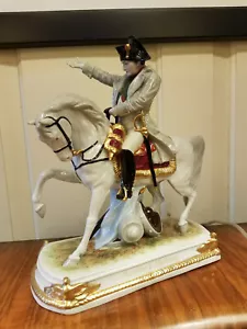Scheibe Alsbach Napoleon a Cherbourg Dresden Sitzendorf Mounted - Picture 1 of 4