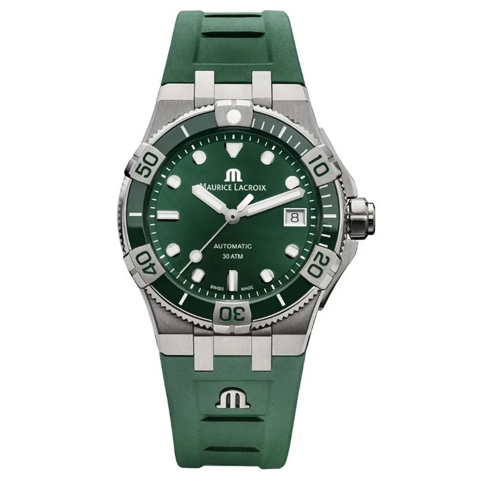 Maurice Lacroix AI6057-SSL50-630-5 para hombre Aikon Venturer esfera verde automático Foto 1 de 4