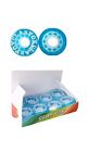 (78a) Set Of 8 Wheels For Roller Skate Blue (free Shipping)