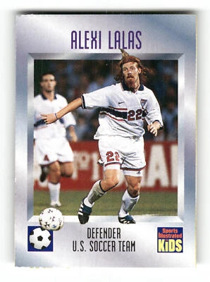 Alexi Lalas 1996 Sports Illustrated for Kids II #446 Hand Cut Card - Image 1 of 2