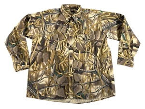 Ranger Shirt Men's XXL Camo Advantage Camouflage Button Down Hunting VTG Relaxed - Picture 1 of 15