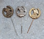 3x Anstecknadel DLRG Alle Stufen Selten