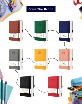 B5 Journal Notebook Lined Notepad 320 Pages - 100gsm Hardcover Writing Notebook - Image 1 of 4