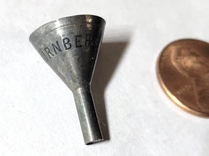 STANHOPE Betrachter Silber Trichter Charm NURNBERG Germany Antik Vintage Souvenir - Bild 1 von 5
