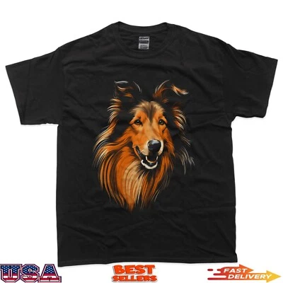 Camiseta de diseño Rough Collie Dog Breed Owner Love Dogs Foto 1 de 3