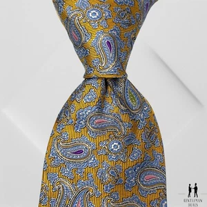 Jos. A. Bank Signature Men's Woven Paisley Necktie Ancient Knit 60 x3.5 - Picture 1 of 6