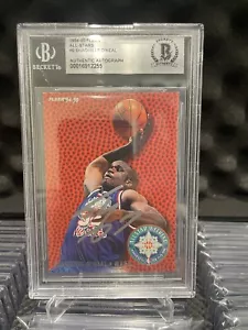 1994-95 Fleer All Stars #9 Shaquille O'Neal AUTO Signed Card (BAS) - Bild 1 von 2