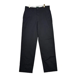 Vintage J Crew Pants Men 30x30 Classic Chino Straight Trousers Oarsman Black EUC - Picture 1 of 14