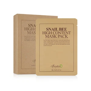 Benton Schnecke Biene hoher Inhalt Maske Packung 10 Blatt - Bild 1 von 1