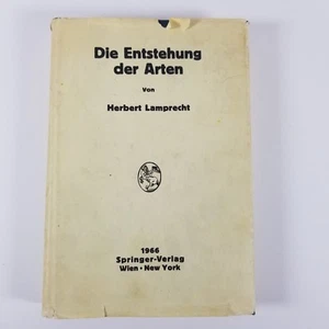 Herbert Lamprecht Die Entstehung der Arten First Edition Springer Verlag 1966 - Picture 1 of 12