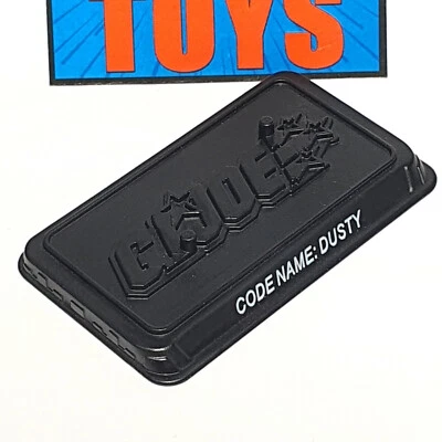 GI Joe Dusty FIGURA SOPORTE original 2008 25th DVD Battles v12 accesorio negro Foto 1 de 4