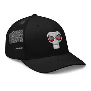 WWII Era Bio Hazard Gas Mask Trucker Cap Snapback Hat - Picture 1 of 11