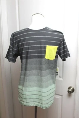 NUEVO CON ETIQUETAS BILLABONG Juvenil/Niño Cuello Redondo CAMISETA Como Nueva/Gris con Bolsillo Talla XL Foto 1 de 4