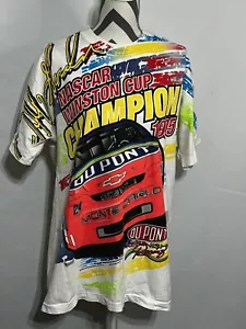 AOP vintage Nascar tshirt single stitch Jeff Gordon Winston Cup Champion 1995 - Picture 1 of 14