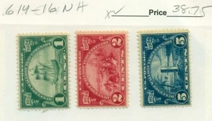 US #614-16, como nuevo nunca montado, Scott $38,75 - Imagen 1 de 1