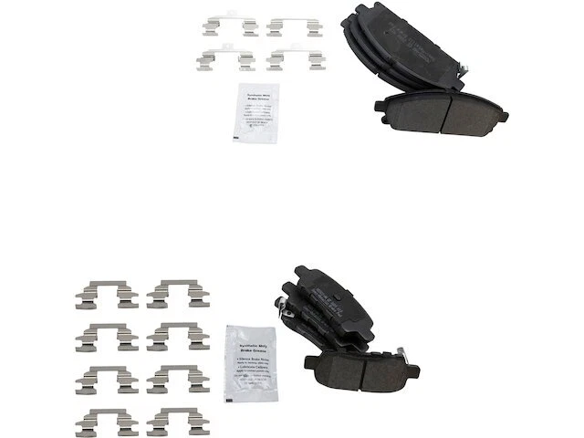 Juego de pastillas de freno semimetálicas TRQ para Nissan Quest 2004-2009 63FWQP Foto 1 de 1