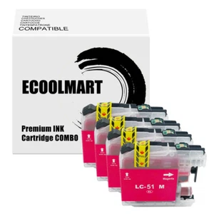 4M Ink Cartridge fits Brother LC51 MFC-665CW MFC-685CW MFC-845CW 885CW 465cn - Picture 1 of 1