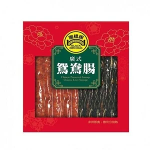 BLACK BRIDGE Lap Cheung 黑橋牌廣式鴛鴦腸 Chinese Preserved & Liver Sausage 500g/pack - Picture 1 of 4
