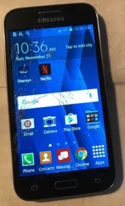 [BROKEN] Samsung Galaxy Core Prime SM-G360V 8GB (Verizon) Smartphone Glass Crack - Picture 1 of 2